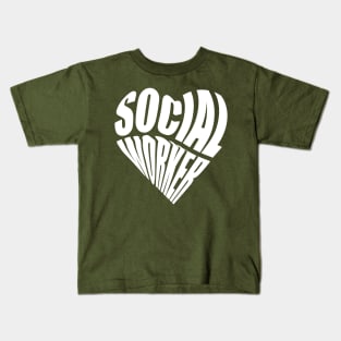 Social Worker Love Kids T-Shirt